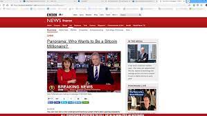 Bbc News Page Mocked Up For Bitcoin Scam