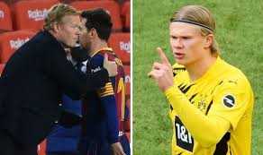 Barcelona might be looking to the future with a move for erling haaland seeing lionel messi leave the club. Barcelona Transfer News Three Signings Close As Two Stars Listed To Fund Haaland Move Football Sport Express Co Uk