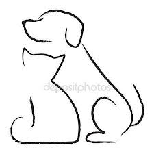 Icona Di Cane E Gatto Disegni Per Tatuaggio Di Gatto Disegni Di Cane Idee Per Tatuaggi