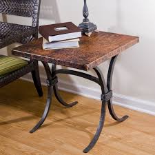 Salisbury End Table Base 24x24 Iron Table Wrought Iron Table Iron Furniture