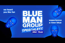 uis performing arts center blue man group speechless tour