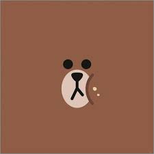 Customize and personalise your desktop, mobile phone and tablet with these free wallpapers! Ba13 Line Chractor Cute Brown Illustration Art Wallpaper Cute Wallpapers Ipad Neat