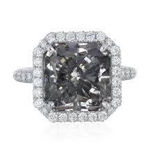 Le Diamant Gris De De Beers Grey Diamond Engagement Ring Grey Diamond Dream Jewelry