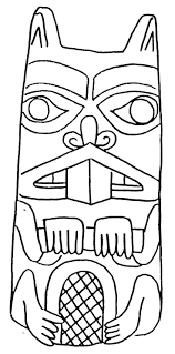 612x792 free printable totem pole coloring pages for kids totems, free. Totem Pole 18 Coloring Page Free Printable Coloring Pages For Kids