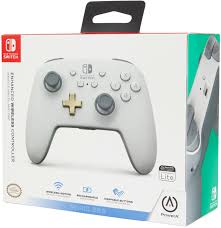 The pro controller is nintendo's option for the switch, and it is the controller of choice for many reasons. Powera Enhanced Wireless Controller For Nintendo Switch White 1518390 01 Best Buy