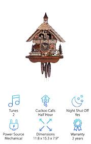 The cuckoo noise of some clocks can be switched of manually as desired. 10 Best Black Forest Cuckoo Clocks 2020 Buying Guide Geekwrapped