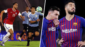 Ante ello, aquino en cancha responde: Luis Suarez Da Su Postura Por El Escandalo En El Uruguay Chile Detalla De Su Salida Del Barca Y Repasa A La Directiva Emol Com