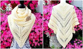 Crochet shawls are always in trend and look fabulous. Pure Innocence Shawl Crochet Tutorial