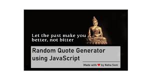 Random quote generator api installation licence. Random Quote Generator Using Html Css And Javascript Dev Community