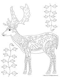 July 6, 2021 by phoebe weston. Deer Adult Coloring Page Woo Jr Kids Activities