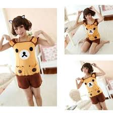 Dress Kawaii Japanese Cute Lovely Bear Cute Animals One Piece Hair Accessory