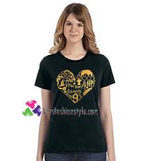 Download Harry Potter Shirt Hogwarts Shirt Deathly Hallows Shirt Heart Shirt Gift Tees Unisex Adult Cool Tee Shirts
