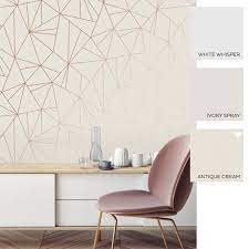 Camden Apex Glitter Wallpaper Rose Gold Glitter Wallpaper Rose Gold Wallpaper Geometric Wallpaper Beige