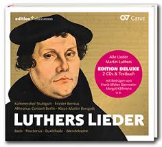 Luthers Lieder. Chormusik von Bach, Praetorius, Buxtehude, Mendelssohn,  Jennefeldt (Bernius, Bresgott)
