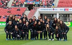 #larojafemenina tuvo su última práctica antes del amistoso frente a la selección de eslovaquia Seleccion Femenina De Futbol De Chile Wikipedia La Enciclopedia Libre