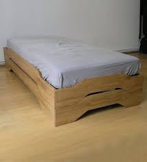 Buy Flute Stackable Single Bed Teak Online Single Beds Beds Furniture Pepperfry Product Bed Furniture Single Bed Bed
