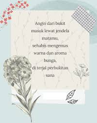 Poem Poems Puisi Love Wind Flower Di 2020 Aroma Bunga Bunga Warna