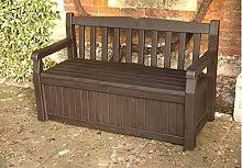 For those who are looking for a bench that can seat one or two people with ease, this model would be perfect. Plastic Garden Storage Bench Shop Online And Save Up To 28 Uk Lionshome