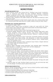 Dalam makna luas, konstitusi merupakan keseluruhan hukum dan ketentuan dasar atau hukum dasar (baik tertulis ataupun tidak tertulis) yang merencanakan penyelenggaraan. Doc Konstitusi Pancasila Uud 1945 Dan Kewarganegaraan Andy Rendy Academia Edu