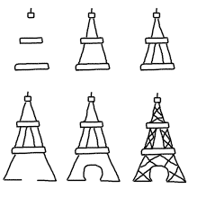 Simple Eiffel Tower Drawing Eiffel Tower Drawing Steps Drawn Eiffel Tower Easy Pencil And In Eiffel Tower Drawing Easy Drawings Eiffel Tower Craft