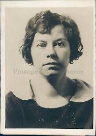 1925 Photo Press Mrs Willis Briggs Widow Slain Toledo OH Bowling Alley  Custodian