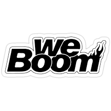 Black And White Brand Stickers Nct Dream We Boom Comeback Logo Monochrome Black And White Sticker By Aminahjpg In 2020 Black And White Stickers Nct Logo Black Stickers