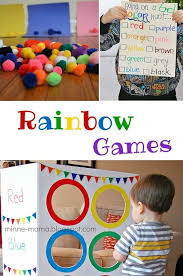 Birthday Party Activities For Kids Top 10 Colorful Rainbow Games Rainbow Games Toddler Party Games Rainbow Party Games