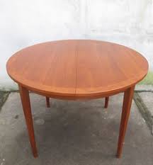 Swedish Modern Round Teak Dining Table Modern Vintage Furniture Modern Furniture Mid Century Modern Furnishing