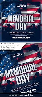 Memorial Day Flyer In 2020 Memorial Day Event Flyer Templates Flyer