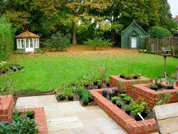 Brick Planters Hornbeams Designscape Uk Ltd Stone Patio Designs Brick Planter Patio Garden Design