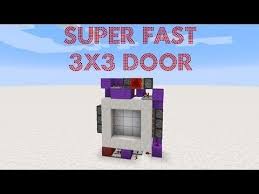 Redstone Tutorial Super Fast 3x3 Piston Door Minecraft Blueprints Minecraft Redstone Minecraft Tutorial