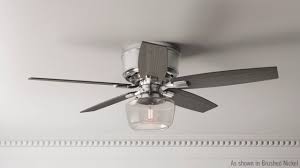 It surely would've been nice of hunter fan company to divulge an audible beep in their specs so customers can be informed. Hunter 53394 52 Bennett Brushed Nickel Ceiling Fan With Light With Handheld Remote Youtube