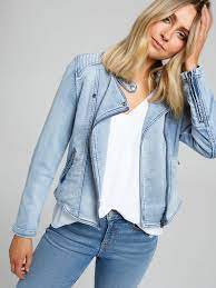 Amaze Biker Jacket Just Jeans Affiliate Jackets Denim Trends Denim Women