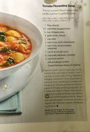 Tomato Florentine Soup From Kroger Magazine Tomato Florentine Soup Soup Recipes Recipes
