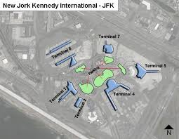 New York Kennedy Jfk Airport Terminal Map