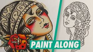 Great places to the nest deals on tattoos, tattoo designs, tattoo flash. Tattoo Flash Painting Step By Step Youtube