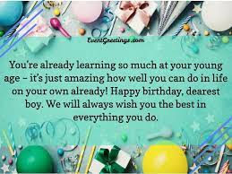 35 Birthday Wishes For Boy Happy Birthday Boy Events Greetings
