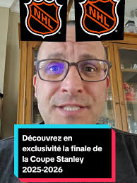 Découvrez en exclusivité la finale de la Coupe Stanley 2025-2026 Envie de  connaître les finalistes de la Coupe Stanley avant même les agents libres,  les transactions et les prédictions officielles ? ...