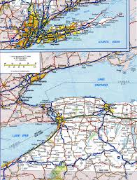 Road map of new york state. New York State Road