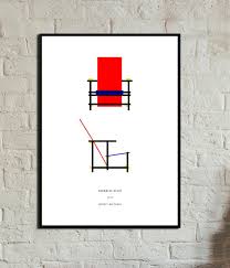 Print With 1920s Design Icon Modern Design Printing Typographic Scandinavian Style Gift Idea For An Architect Office Decor Nordico Arquitectura E Design