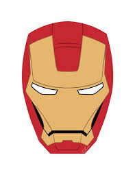 Iron Man Face Design On Adobe Illustrator Iron Man Mask Mask Template Ironman Mask