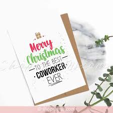 Birthday Card For Coworker Friend Christmas Cards For Coworkers Merry Christmas To The Best Coworker Ever Office Christmas Cards Colleague Xmas Card Holiday Greeting Gc166 Cute Christmas Cards Christmas Cards Holiday Greetings