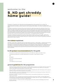 Get Shreddy At Home Guide Pdf