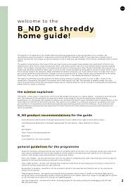 get shreddy at home guide pdf