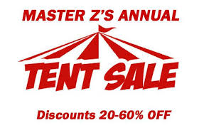 Master z's is the largest pool table and billiard retail store in. Save Up To 60 Off At Master Z S Tent Sale 102 9 The Hog