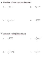 Download 1.latihan wang download document. Matematik Tahun 3 Ulangkaji Bahagi Cute766