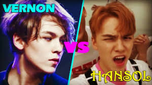 He is a member of the boy group seventeen. Seventeen Vernon Vs Hansol Youtube