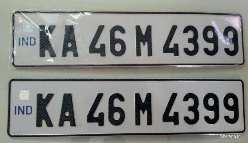 Car & Bike IND number plate product image