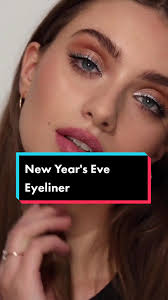 Silver Eyeliner Makeup Look