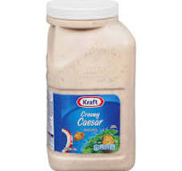 Kraft Creamy Caesar Dressing Bulk, 1 Gallon, 4 Per Case